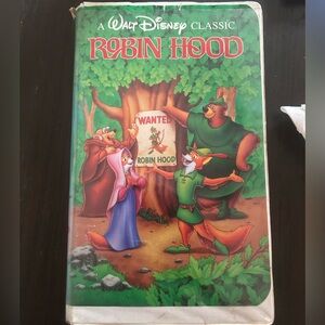Walt Disney Robin Hood VHS tape